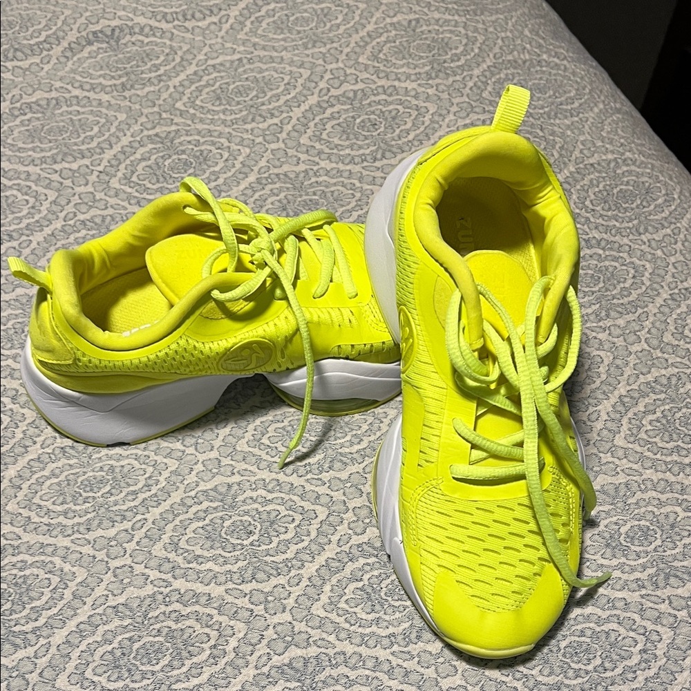 Zumba Fitness Neon Yellow Women's Sneakers
